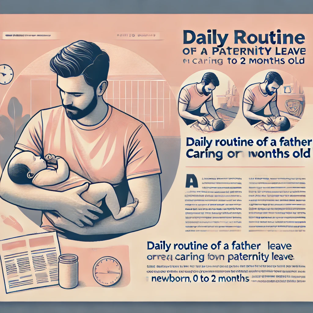 男性の育休中の1日のルーティン：新生児（0歳〜2ヶ月）のケア